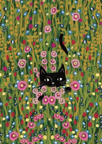 Card-Klimt Garden