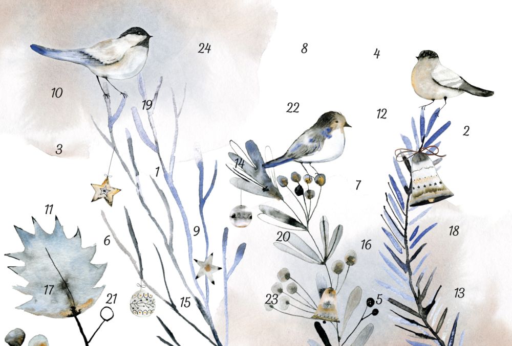 Advent Cal-Card-Birds
