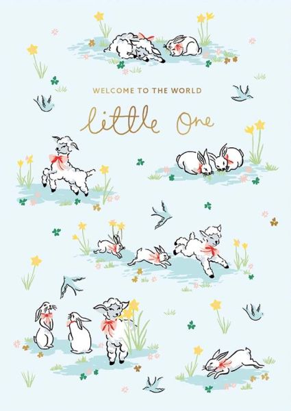 Foil Card-Hello Little One