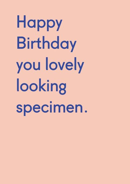 Foil Card-Lovely Looking Specimen