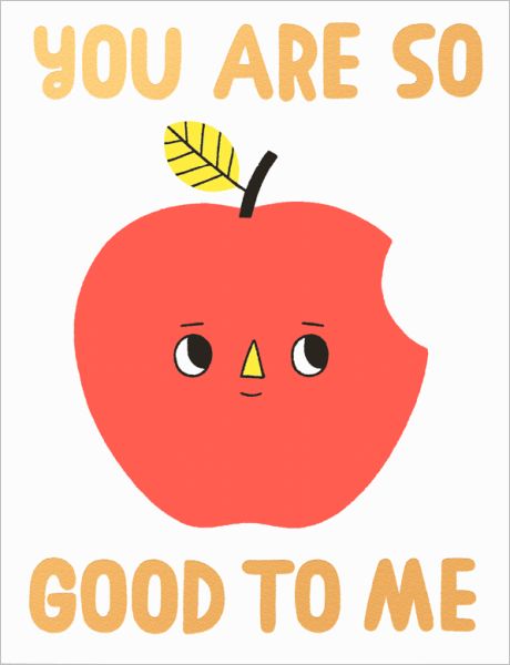 Foil Card-Good Apple