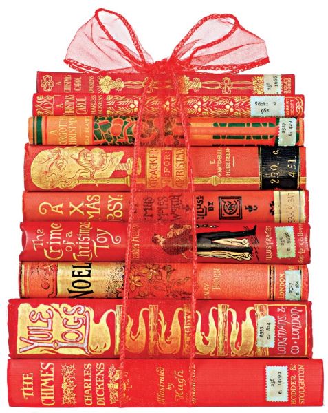Card Pack of 8-A Reader's Gift in Red