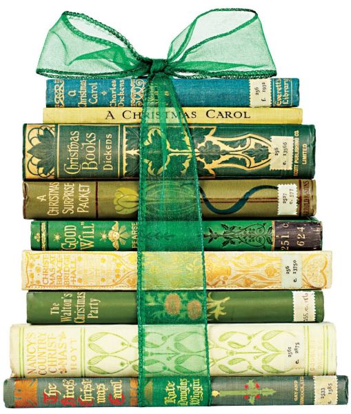 Card Pack of 8-A Reader's Gift in Green