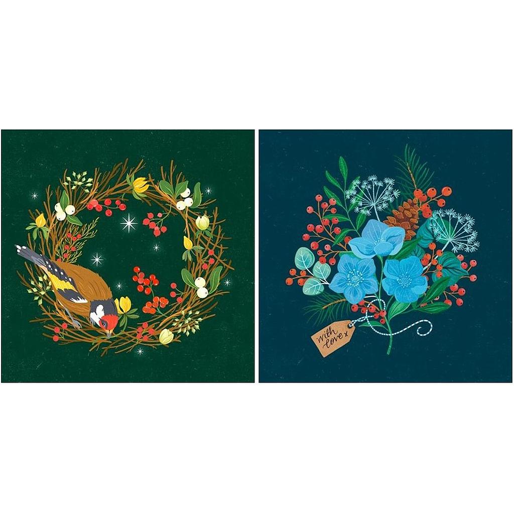 Card Pack of 6 (2 designs)-Dawn Cooper