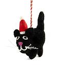 Decoration-Felt Cat Blackie