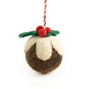 Decoration-Felt Figgy Pudding