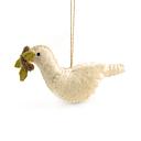 Decoration-Felt Dove Daisy