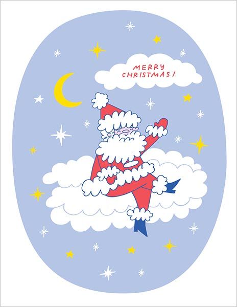 Card-Cloud Santa