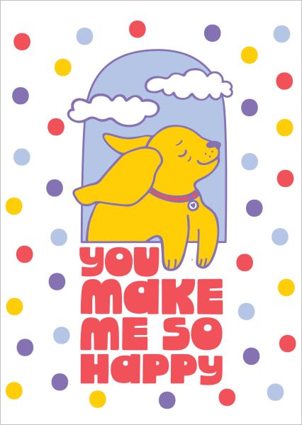 Card-Happy Dog