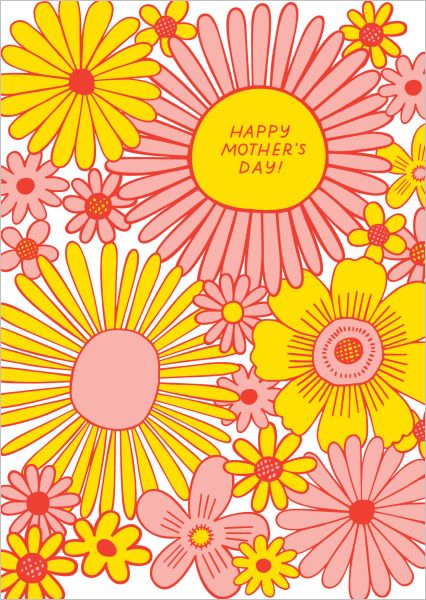Card-Daisy Mother's Day