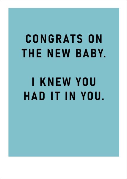 Card-I Knew You Had It In You