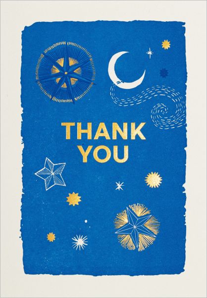 Mini Card-Thank You Stars