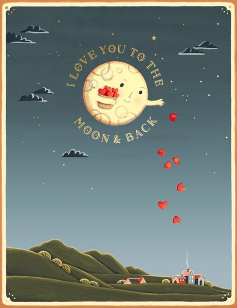 Foil Card-Moon and Back Love