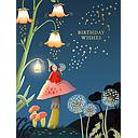 Foil Card-Dandelion Night Birthday 