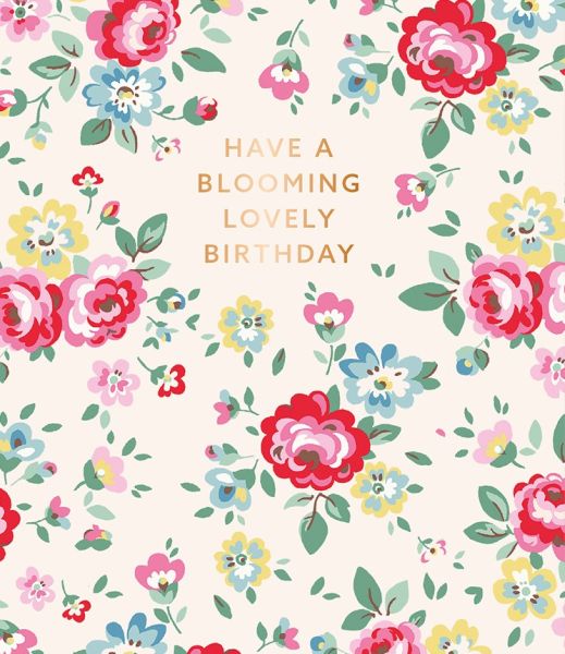 Card-Blooming Lovely Birthday