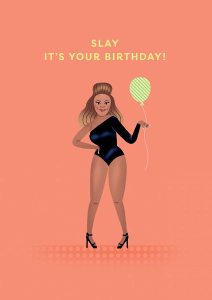 Card-Beyonce Slay Birthday