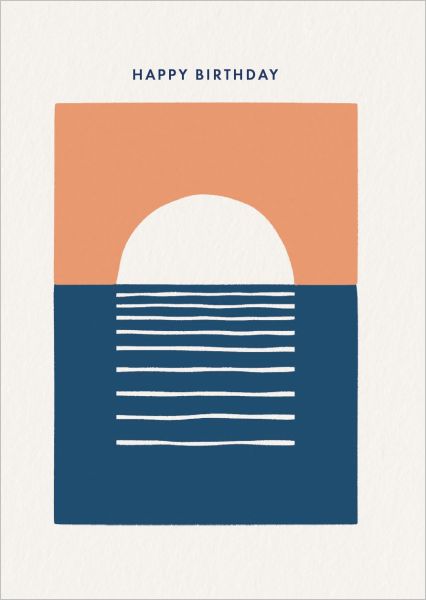 Card-Setting Sun Birthday