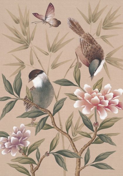 Card-Bamboo and Birds