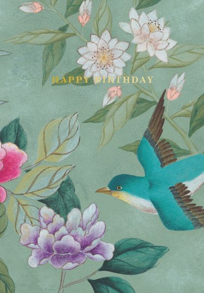 Foil Card-Swooping Bluebird