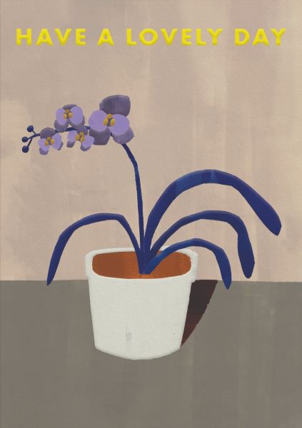 Card-Lovely Day Orchid