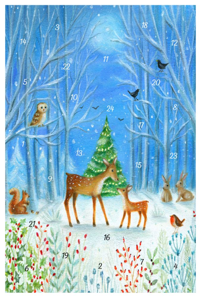Advent Cal-Card-Deer
