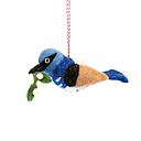 Decoration-Felt Blue Wren Wilma