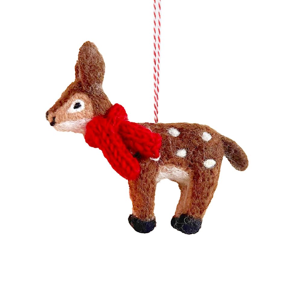 Decoration-Felt Reindeer Remy