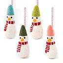 Charity Decoration Set-Felt Snowmen