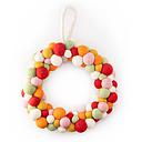 Wreath Large-Felt Coloured Balls