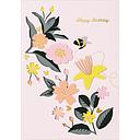 Layered Die-cut Card-Floral Birthday