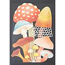 Layered Die-cut Card-Mushrooms