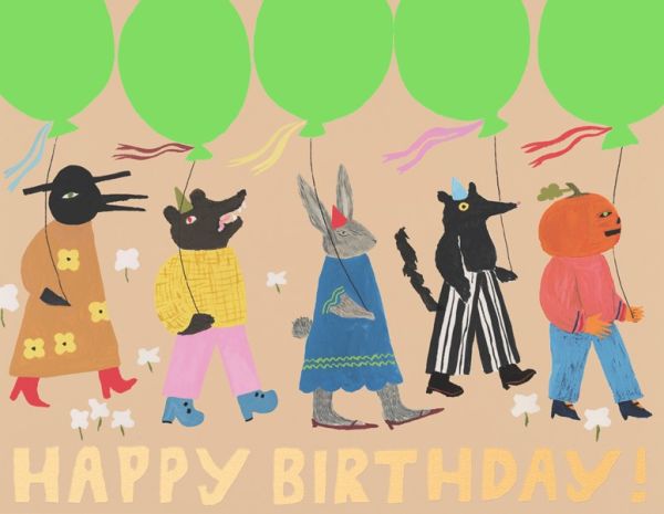 Foil Card-Birthday March