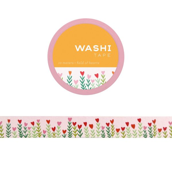 Washi Tape-Field Of Hearts
