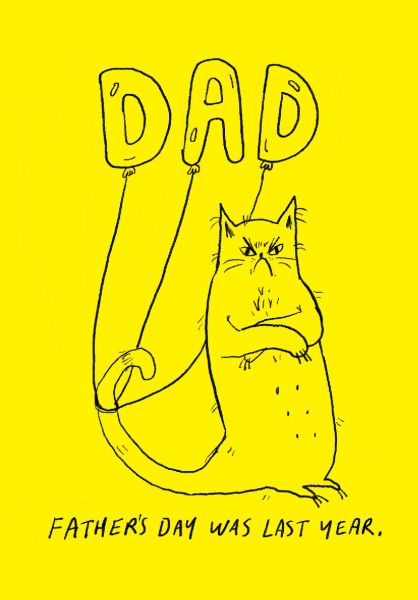 Card-Father's Day Was Last Year