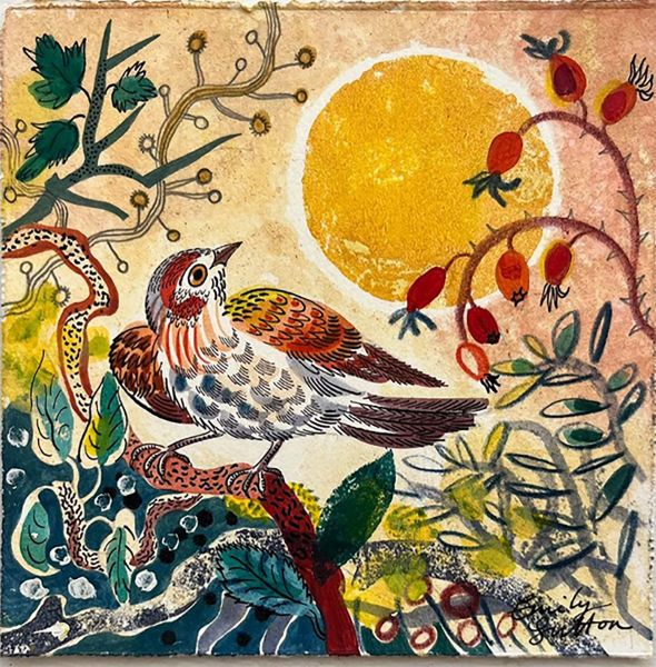 Card Pack of 6-Finch and Berries