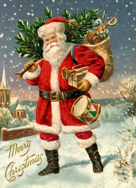 Card-Santa Brings A Drum