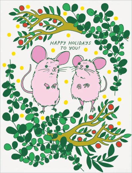 Card-Xmas Mice