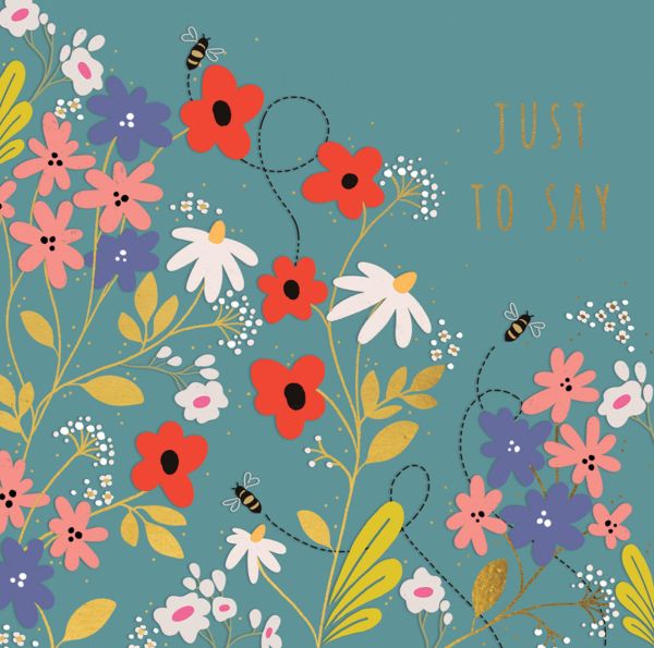 Foil Card-Just To Say