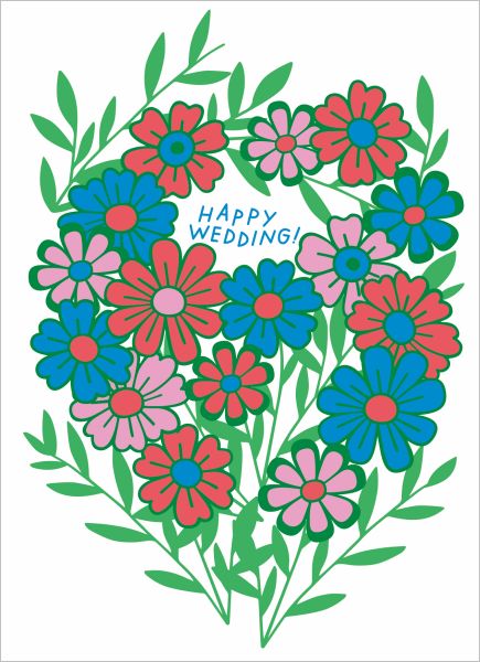 Card-Floral Wedding
