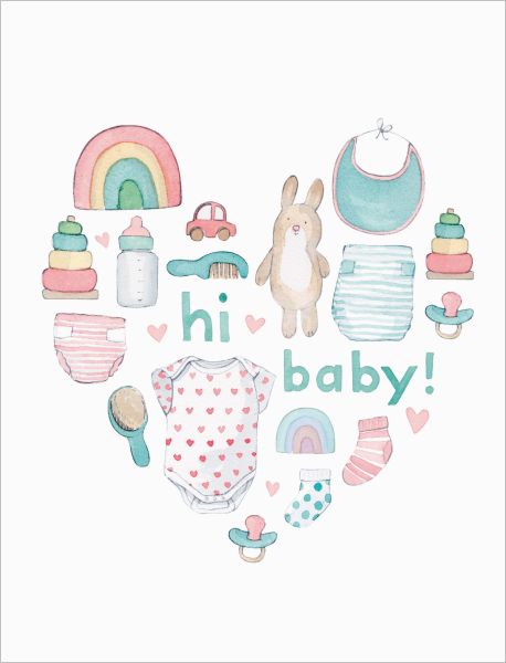 Card-Baby Heart