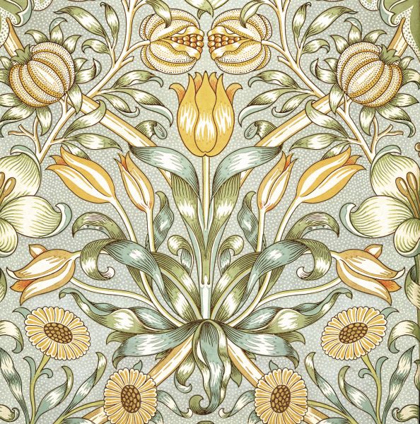 Card-Lily and Pomegranate