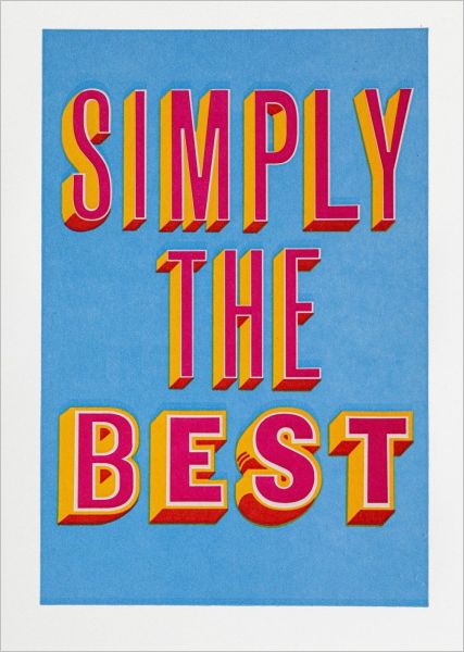 Card-Simply The Best