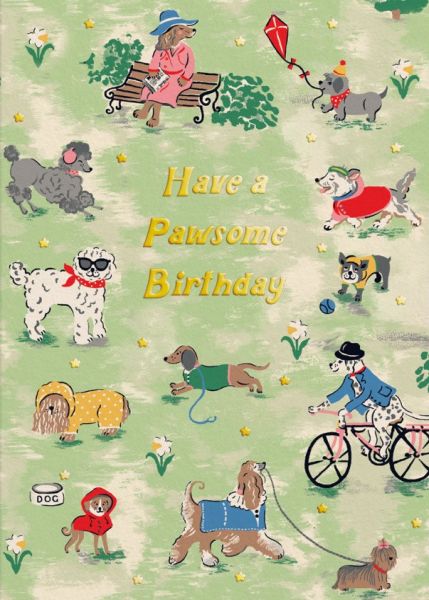 Card-Birthday Park Dogs