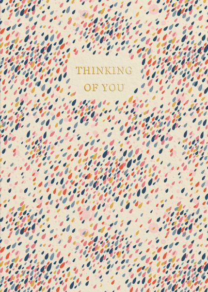 Card-Raindrops Thinking Of You