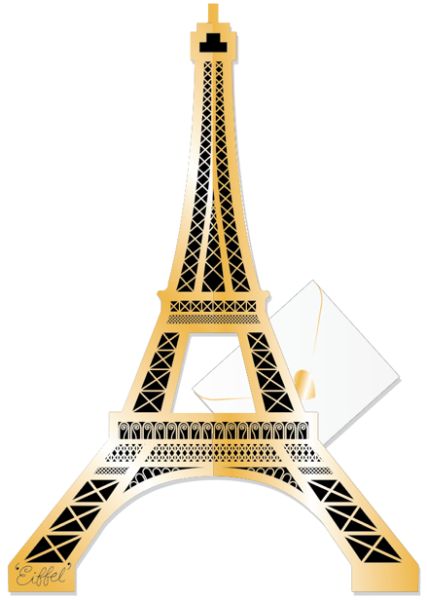 3D Card-Eiffel Tower