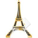 3D Card-Eiffel Tower