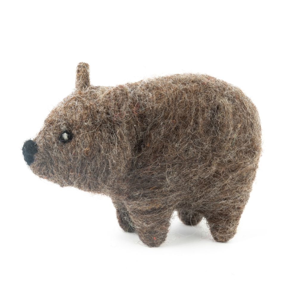 Handmade Felt Wombat