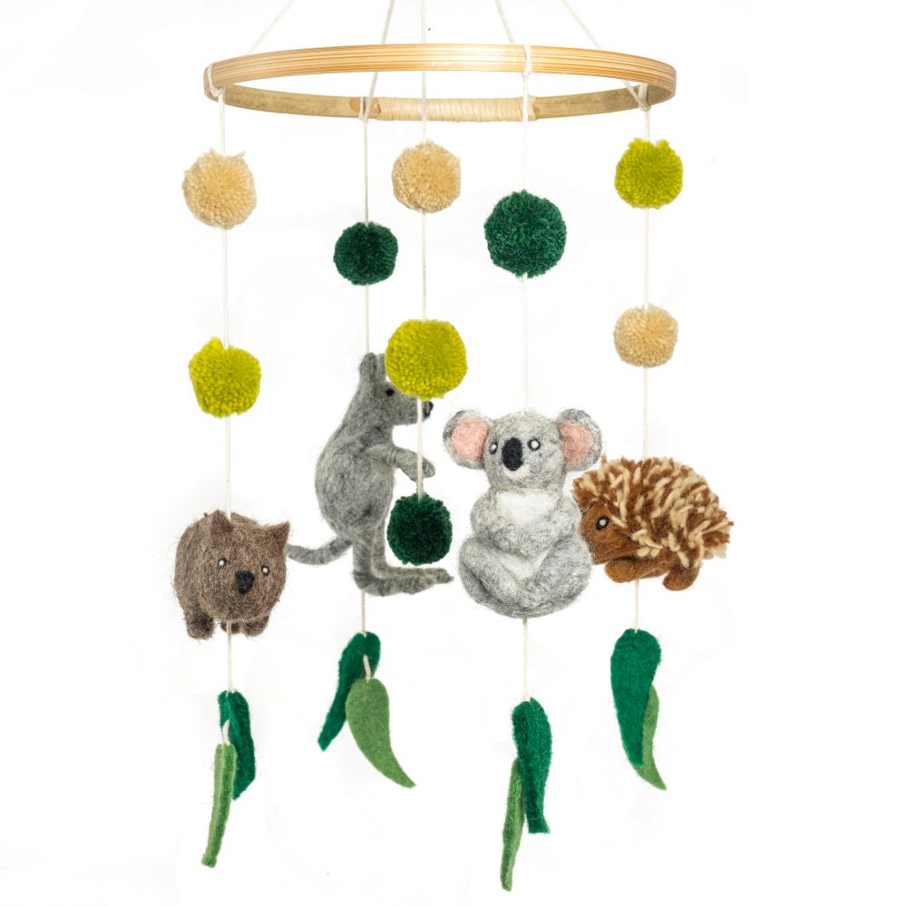 Mobile-Felt Australian Animals