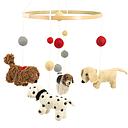 Mobile-Felt Dogs