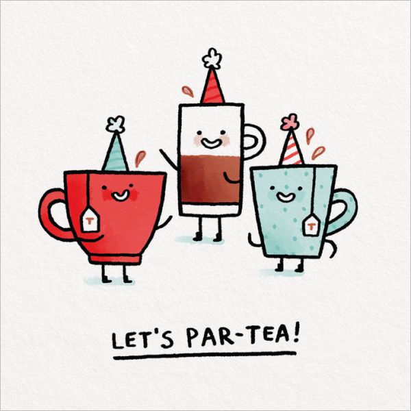 Card-Let's Par-Tea